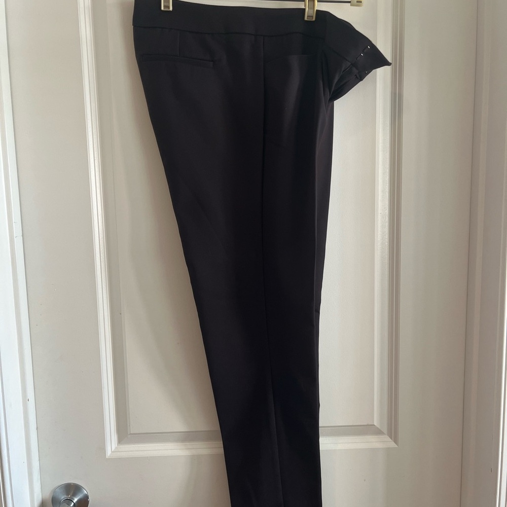 Saks Fifth Avenue Dark Purple Pants, NEW
